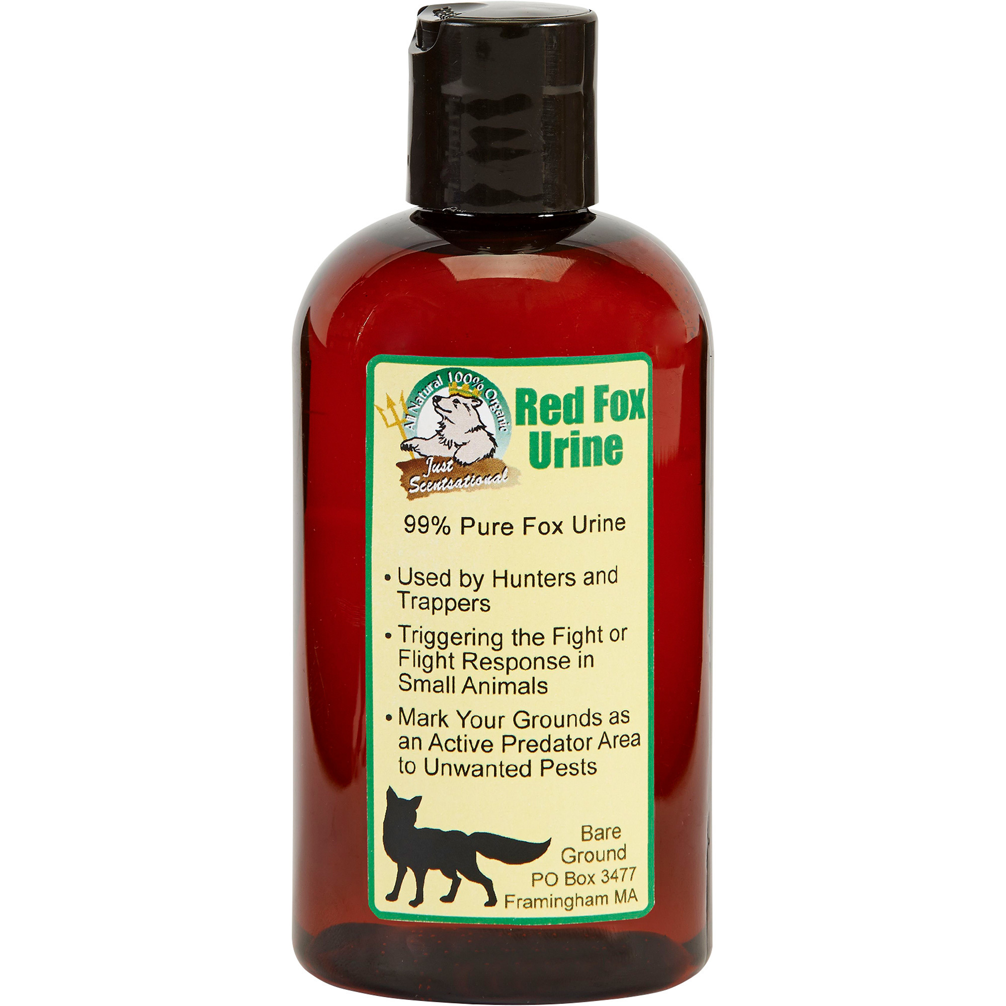 Bare Ground Trigger Bottle of Fox Urine Predator Scent, 8-Oz., Model# FU-8